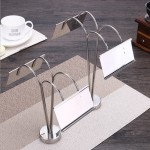 Table Holder Supplier - Stainless Steel Table Card Reservation Brand Holder