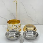 Chafing Dish Set Supplier - Stainless Steel Gold Buffet Heating Equipment