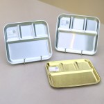 Sauce Dish Factory - Korean Style Gold 4-Compartment BBQ Dipping Dish