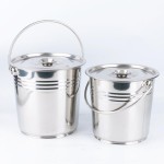 Ice Bucket Supplier - Hotel Bar Stainless Steel Household Bucket