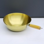 Soup Pot Factory - Classic Deep Frying Pan with Wooden Handle