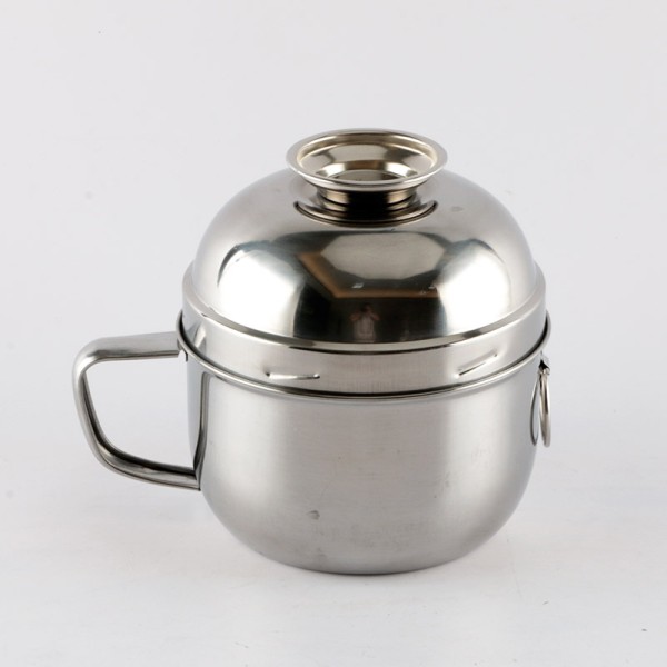 Lunch Box Factory - 304 Stainless Steel Double Lunch Box for Camping