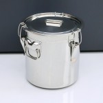 Storage Barrel Supplier - 12L Stainless Steel Kitchen Storage Container