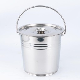 Ice Bucket Supplier - Hotel Bar Stainless Steel Household Bucket