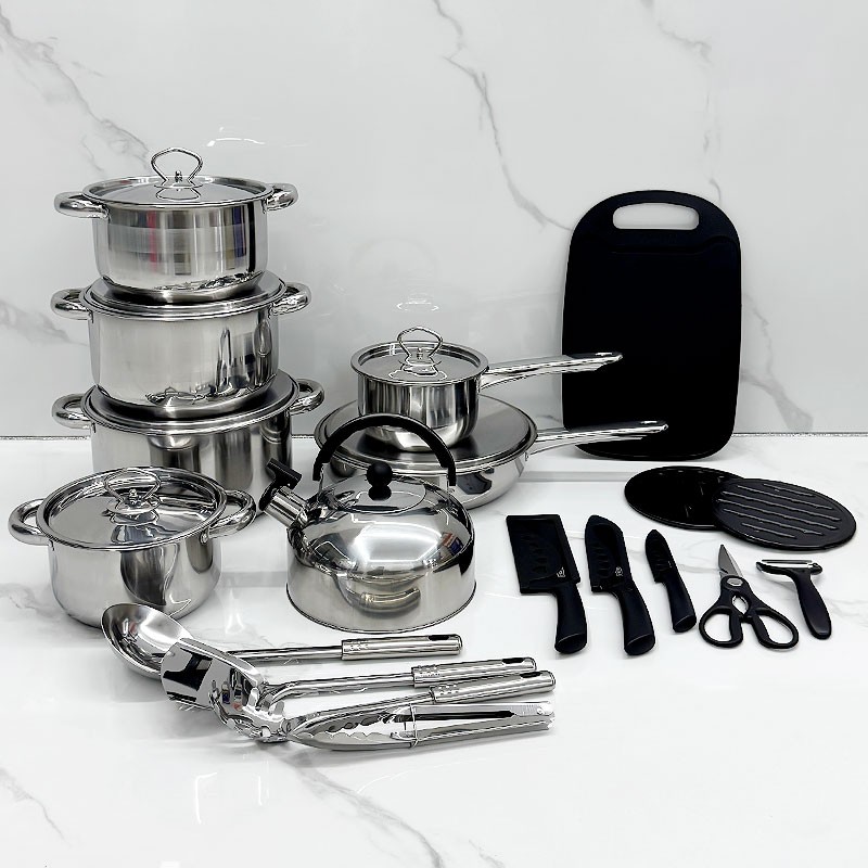 Cookware Set Factory - Multi-purpose Stainless Steel Cooking Utensil Set