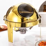 Chafing Dish Set Supplier - Rotating Roll Top Food Warmer for Catering