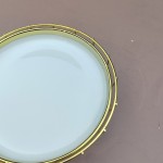 Serving Dish Manufacturer - Creative Metal Ceramic Cake Dessert Plate