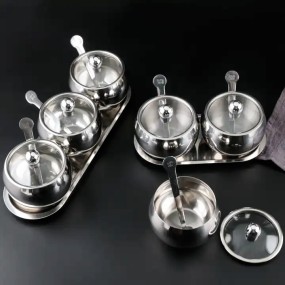 Food Dispenser Manufacturer - Empty Storage Seasoning Jar Set