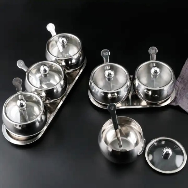 Food Dispenser Manufacturer - Empty Storage Seasoning Jar Set