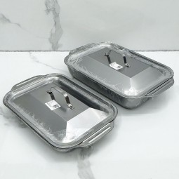 Baking Tray Supplier - Stainless Steel Grilled Fish Induction Cooker Tray
