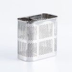 Storage Rack Supplier - Square Hanging Knife Fork Spoon Drainer Bucket