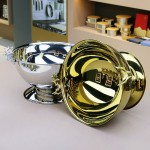 Ice Bowl Supplier - High Quality Small Golden Wine Chiller Bucket