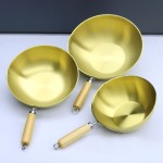 Soup Pot Factory - Classic Deep Frying Pan with Wooden Handle