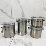 Canister Set Factory - Stainless Steel Sealed Tank with Magnet Lock