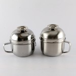 Lunch Box Factory - 304 Stainless Steel Double Lunch Box for Camping