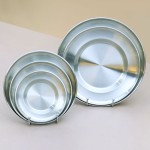 Kitchen Tray Supplier - Thickening Household Round Barbecue Plate