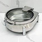 Chafing Dish Set Supplier - Luxury 304 Stainless Steel Hydraulic Buffet Set