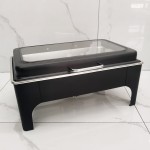 Chafing Dish Manufacturer - 9L Golden Buffet Server with Hot Pot Function