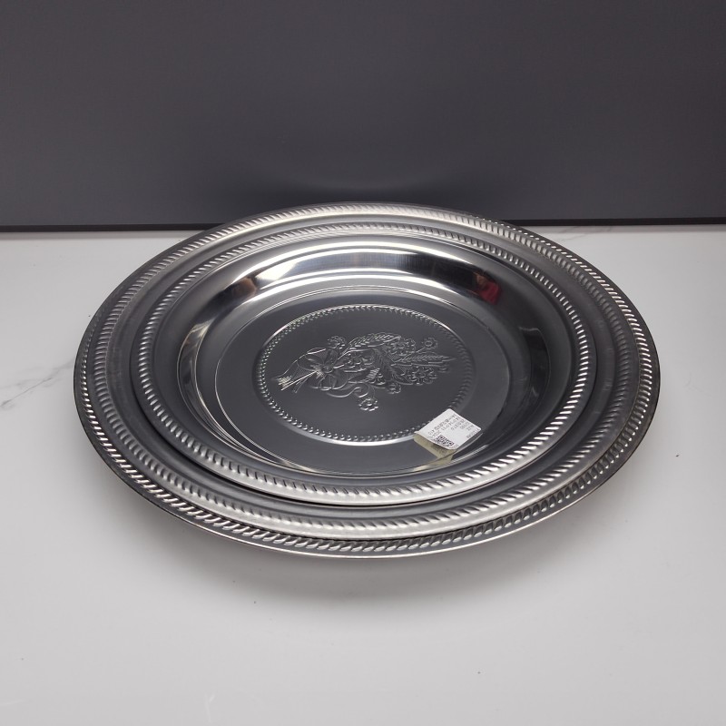 Kitchen Plate Factory - Multi-Functional Stainless Steel Flower Pattern