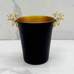 Ice Bucket Manufacturer - Luxury Gold Deer Head Stainless Steel Drink Cooler