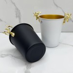 Ice Bucket Manufacturer - Luxury Gold Deer Head Stainless Steel Drink Cooler