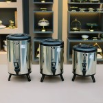 Bubble Tea Equipment Supplier - 6-18L Stainless Steel Milk Tea Insulation Bucket