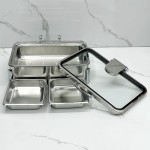 Food Warmer Factory - OEM 304 Stainless Steel Rectangle Electric Chafer