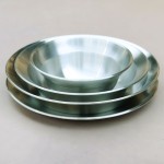Plate Set Manufacturer - Korean Stainless Steel 4pcs Serving Plates Set