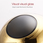 Food Warmer Factory - 6.0L Gold Silver Roll Top Round Buffet Warmer