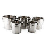 Ice Bucket Supplier - 12L Silvery/Gold Stainless Steel Hotel Ice Bucket