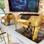 Chafing Dish Set Factory - Luxury Gold Stainless Steel Buffet Warmer
