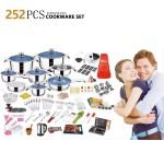 Cookware Set Manufacturer - Wholesale 252pcs Stainless Steel Pot Set
