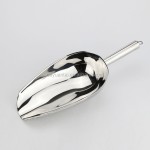 Ice Scoop Factory - Stainless Steel Ice Scraper Container with Handle