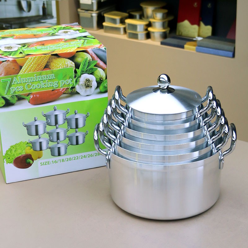 Cookware Set Factory - Wholesale 14pcs Aluminum Induction Cooking Set