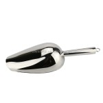 Ice Scoop Factory - Stainless Steel Ice Scraper Container with Handle