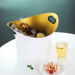 Wine Cooler Manufacturer - 9L High Capacity U Type Luxury Ice Bucket