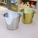 Ice Bucket Manufacturer - 3/5/12L Deer Head Design Colored Ice Bucket
