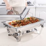 Chafing Dish Manufacturer - Folding Rectangular Buffet Stove for Catering