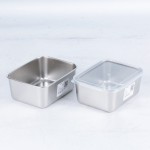 Food Container Manufacturer - Small Stainless Steel Storage with PP Lid