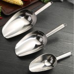 Ice Scooper Manufacturer - Stainless Steel Flour Scoop Bar Metal Shovel