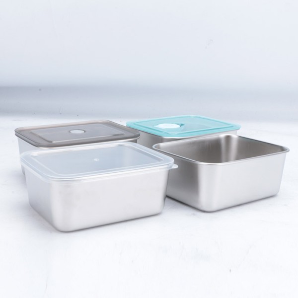 Food Container Manufacturer - Small Stainless Steel Storage with PP Lid