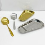 Serving Set Factory - Stainless Steel Soup Ladle and Food Clip with Stand