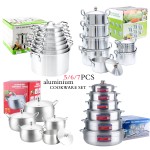 Cookware Set Factory - Wholesale 14pcs Aluminum Induction Cooking Set