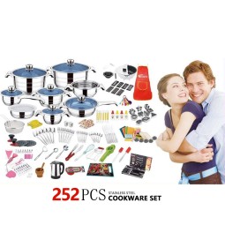 Cookware Set Manufacturer - Wholesale 252pcs Stainless Steel Pot Set