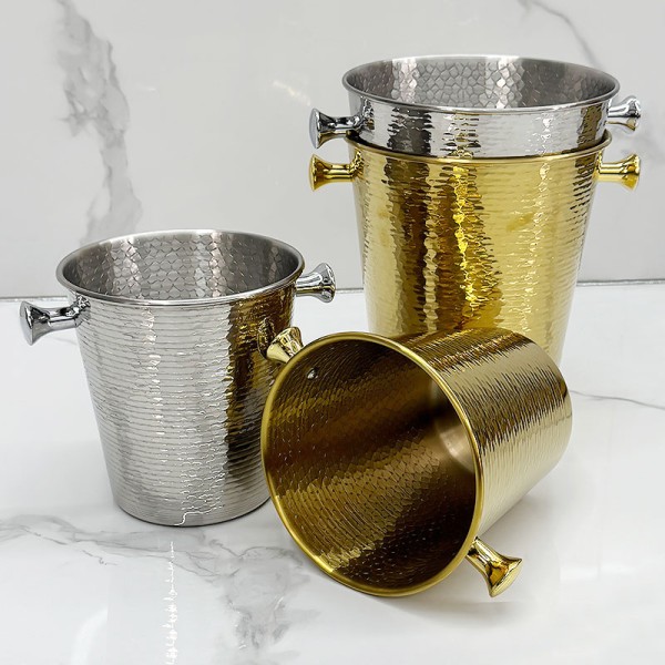 Ice Bucket Factory - 3L 5L Gold Stainless Steel Champagne Ice Bucket