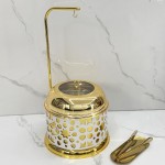 Chafing Dish Set Supplier - Stainless Steel Gold Buffet Heating Equipment