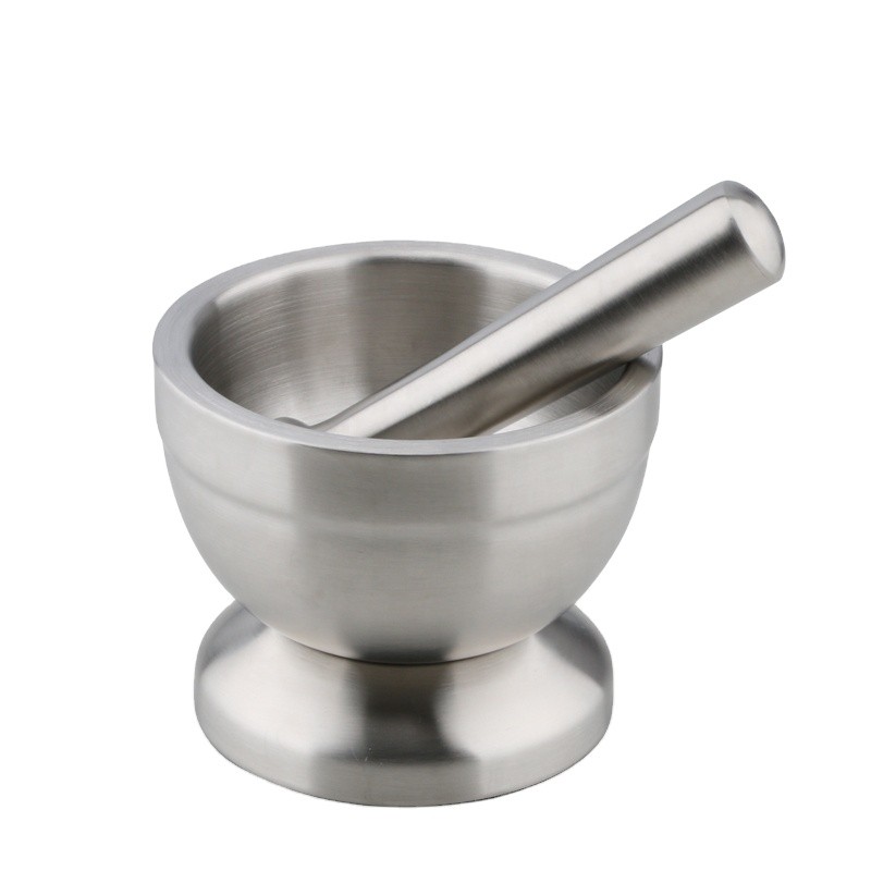 Garlic Grinder Factory - Southeast Asia Style Stainless Steel Mill Bowl