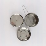 Bento Box Manufacturer - Round 410 Stainless Steel Portable Lunch Box