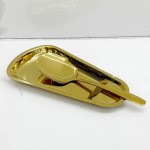 Serving Set Factory - Stainless Steel Soup Ladle and Food Clip with Stand