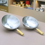 Soup Pot Factory - Classic Deep Frying Pan with Wooden Handle